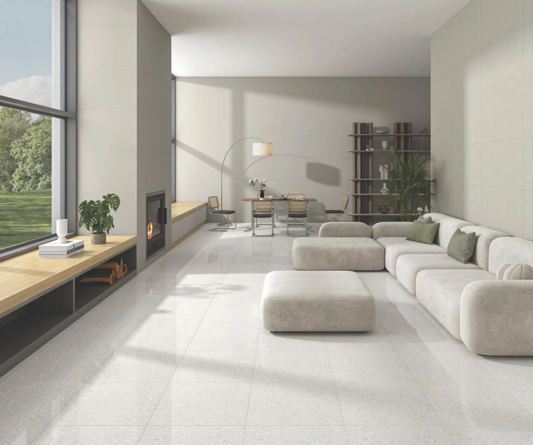 Polished Vitrified